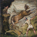 Perseus and Andromeda or Roger freeing Angelica - Jacopo Zanguidi — displayed in an interior