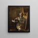 L'autoportrait de l'artiste - Peter Alfred Schou — framed artwork on a wall