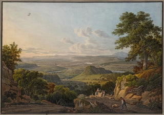 Peter Birmann - Blick vom Muttenzer Steinbruch auf Basel Environs de Ble prise sur la Carriere de Muttentz.webp