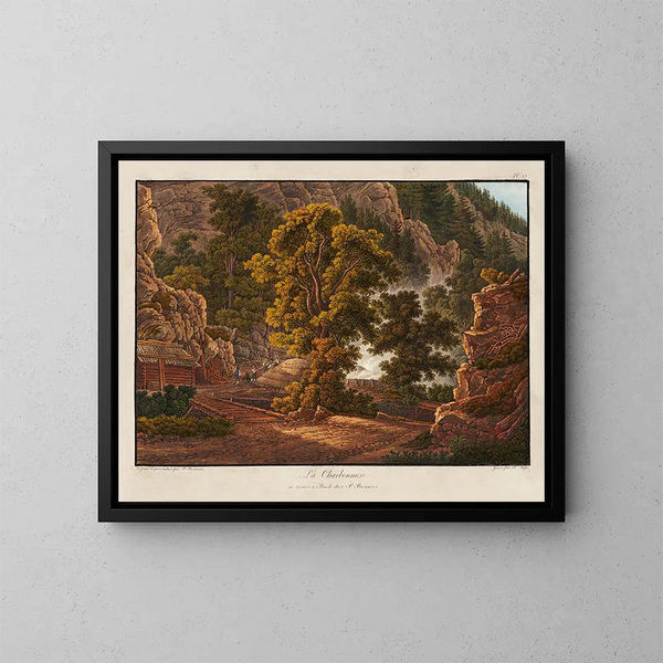La Charbonnière - Peter Birmann — cuadro enmarcado en la pared