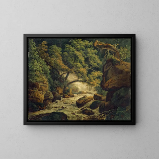 Peter Birmann - Waterfall Chesant Waterfall of the Birs.webp