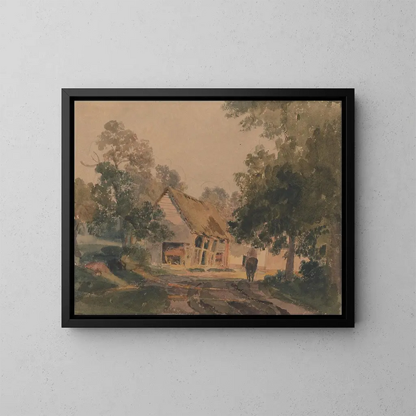 Near Matlock - Peter DeWint — framed artwork on a wall