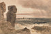 paisaje marino con rocas, Lizard, Cornualles - Peter DeWint — vista de la obra