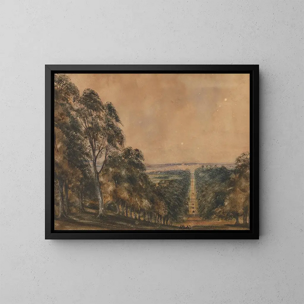 La longue marche Windsor - Peter DeWint — framed artwork on a wall
