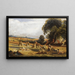 Fenaison - Peter De Wint — cuadro enmarcado en la pared