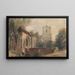 Abbey of Waltham Essex - Peter De Wint — framed artwork on a wall