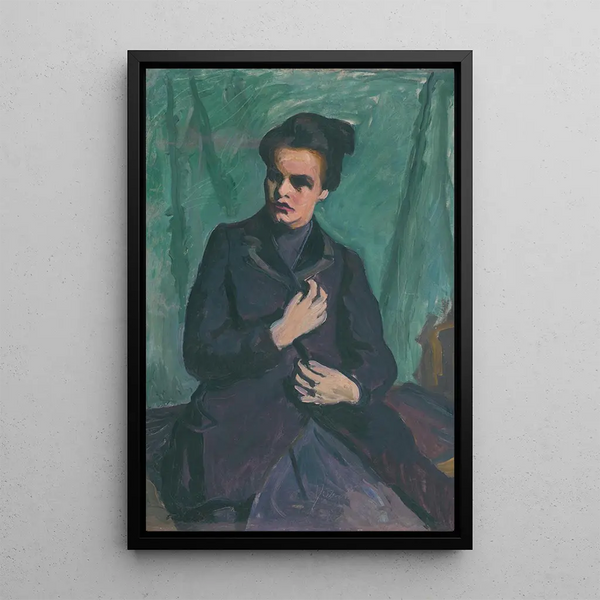 Estudio para un retrato - Peter Dobrović — cuadro enmarcado en la pared