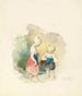 Children paddling near the rocks - Peter Fendi — artwork view