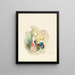 Children paddling near the rocks - Peter Fendi — framed artwork on a wall