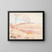 Finnish winter landscape - Peter Hansen — framed artwork on a wall