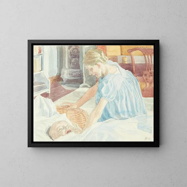 Sister guard - Peter Hansen — cuadro enmarcado en la pared