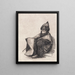 Un Druze - Peter Ilsted — framed artwork on a wall