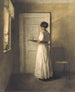 Young Girl with a Tray - Peter Ilsted — artwork view