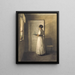 Young Girl with a Tray - Peter Ilsted — framed artwork on a wall