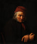 Retrato de un viejo marinero - Peter Julius Larsen — vista de la obra