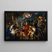 L'Adoración de los Reyes - Peter Paul Rubens — cuadro enmarcado en la pared