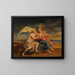 Alegoría de la Fortuna y la Virtud - Peter Paul Rubens — cuadro enmarcado en la pared