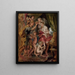 Alexandre y Roxane - Peter Paul Rubens — cuadro enmarcado en la pared