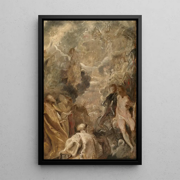 Todos los santos - Peter Paul Rubens — cuadro enmarcado en la pared