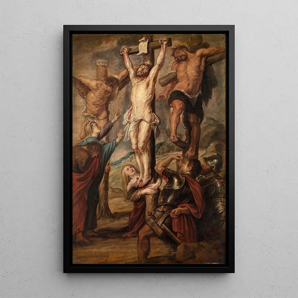Calvaire - Peter Paul Rubens — cuadro enmarcado en la pared