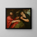 Démocrite et Héraclite - Peter Paul Rubens — cuadro enmarcado en la pared