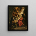Descente de la cruz - Peter Paul Rubens — cuadro enmarcado en la pared