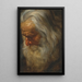 Estudio de cabeza de un anciano barbudo - Peter Paul Rubens — cuadro enmarcado en la pared
