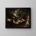 Héroes y Leandro - Peter Paul Rubens — cuadro enmarcado en la pared
