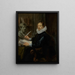 Jan Gaspard Gevartius - Peter Paul Rubens — cuadro enmarcado en la pared