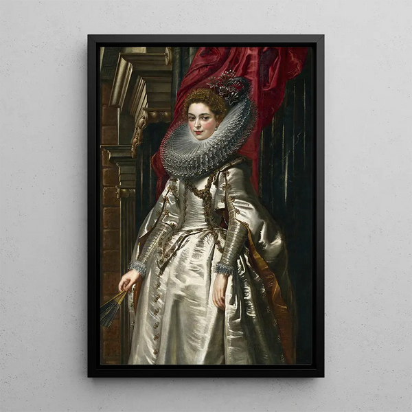 Marchesa Brigida Spinola Doria - Peter Paul Rubens — cuadro enmarcado en la pared