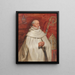 Matthaeus Yrsselius 1541-1629 Abbot of the Saint-Michel Abbey of Antwerp - Peter Paul Rubens — framed artwork on a wall