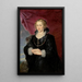 Retrato de una dama - Peter Paul Rubens — cuadro enmarcado en la pared