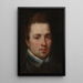 Retrato de un joven - Peter Paul Rubens — cuadro enmarcado en la pared