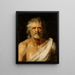 Retrato del filósofo Séneca - Peter Paul Rubens — cuadro enmarcado en la pared