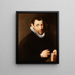Retrato de Christoffel Plantin - Peter Paul Rubens — cuadro enmarcado en la pared