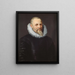 Retrato de Jan I Moretus - Peter Paul Rubens — cuadro enmarcado en la pared