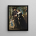 Rubens, su esposa Hélène Fourment y su hijo Frans - Peter Paul Rubens — cuadro enmarcado en la pared