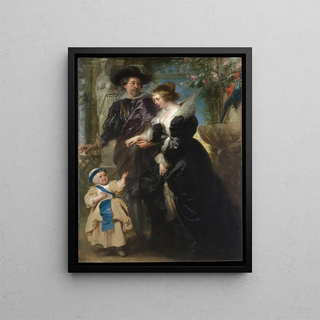 Peter Paul Rubens - Rubens His Wife Helena Fourment and Their Son Frans.webp