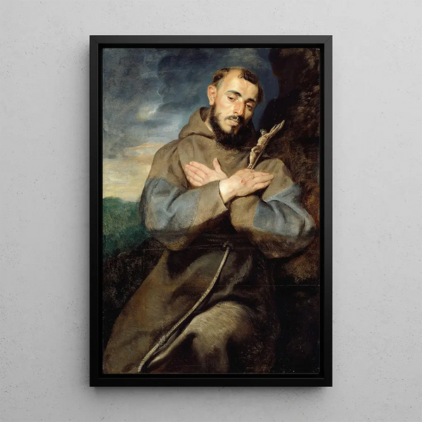 San Francisco - Peter Paul Rubens — cuadro enmarcado en la pared
