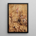 The ascent to Calvary The carrying of the cross - Peter Paul Rubens — framed artwork on a wall