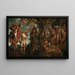 El Bautismo de Cristo - Peter Paul Rubens — cuadro enmarcado en la pared