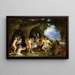 El festín de Achéloos - Peter Paul Rubens — cuadro enmarcado en la pared
