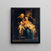La Santa Familia con Santa Isabel y San Juan - Peter Paul Rubens — cuadro enmarcado en la pared