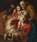 La Santa Familia con Santa Isabel, San Juan y una paloma - Peter Paul Rubens — vista de la obra