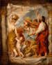 Los israelitas recogen el maná en el desierto - Peter Paul Rubens — vista de la obra