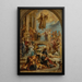 Los Milagros de San Francisco de Paula - Peter Paul Rubens — cuadro enmarcado en la pared