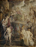 La boda mística de Santa Catalina, boceto en color para el altar de la iglesia de los Padres Augustinos en Amberes - Peter Paul Rubens — vista de la obra