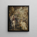 La boda mística de Santa Catalina, boceto en color para el altar de la iglesia de los Padres Augustinos en Amberes - Peter Paul Rubens — cuadro enmarcado en la pared