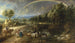 The Rainbow Landscape - Peter Paul Rubens — artwork view