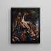 L'Érection de la Croix - Peter Paul Rubens — cuadro enmarcado en la pared